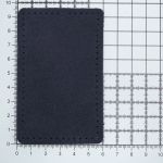 Заплатки пришивные из замши, прямоугольник 6х9,6см с перфорацией, 2 шт, 100% кожа, 22 темно-синий, 59113