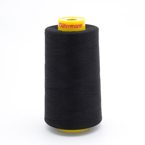 Нитка универсальная Gutermann Mara 120/2, 5000 м, 700185, 1274 черный уголь, 1 катушка