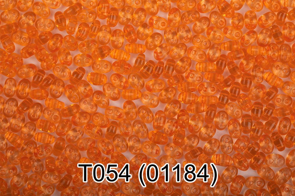 Бисер Gamma Twin 2.5х5 мм, 50 г (10х5 г), T054 оранжевый, 01184, 321-96001