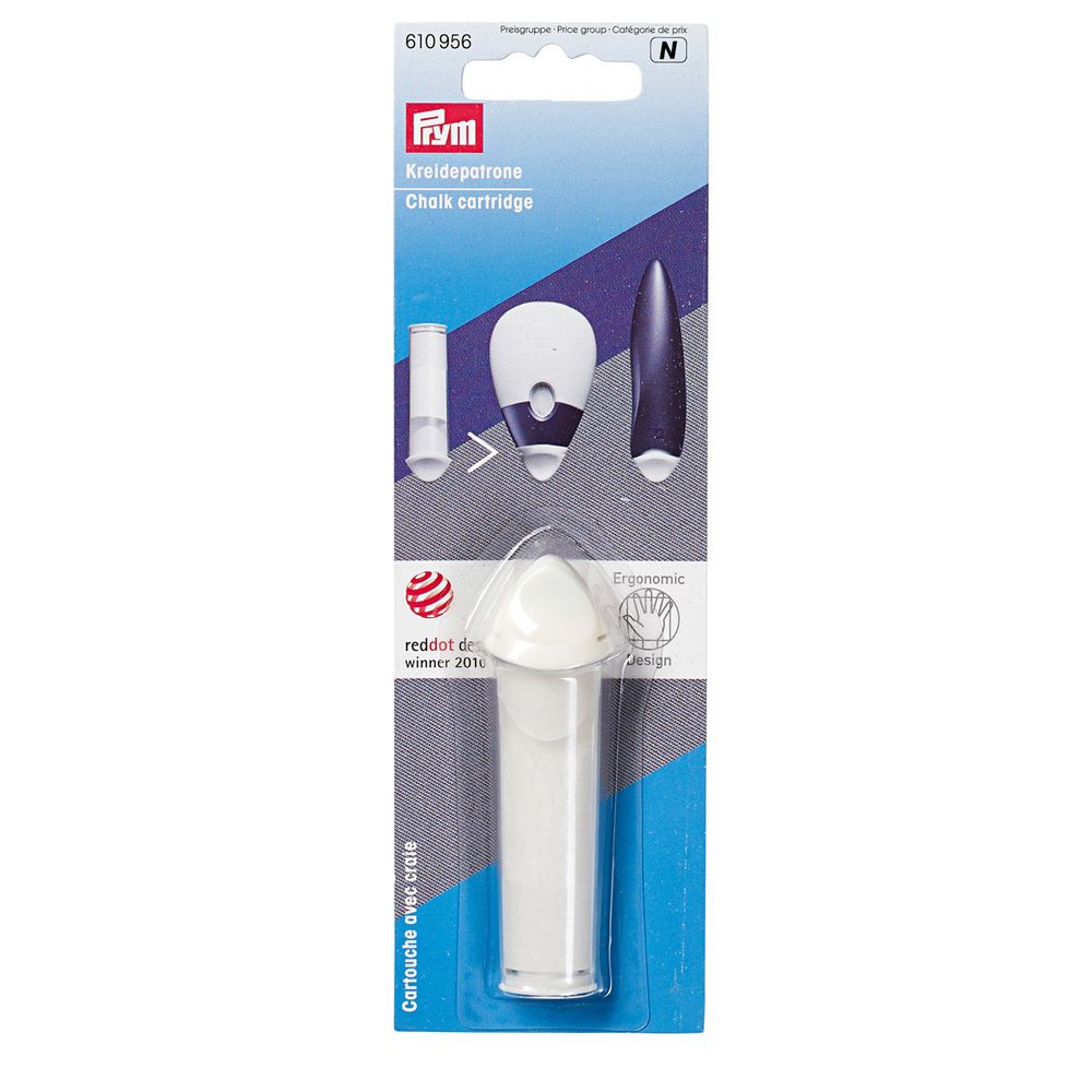 Патрон с белым меловым порошком для 610943,610950,610955, "Эргономика", Prym