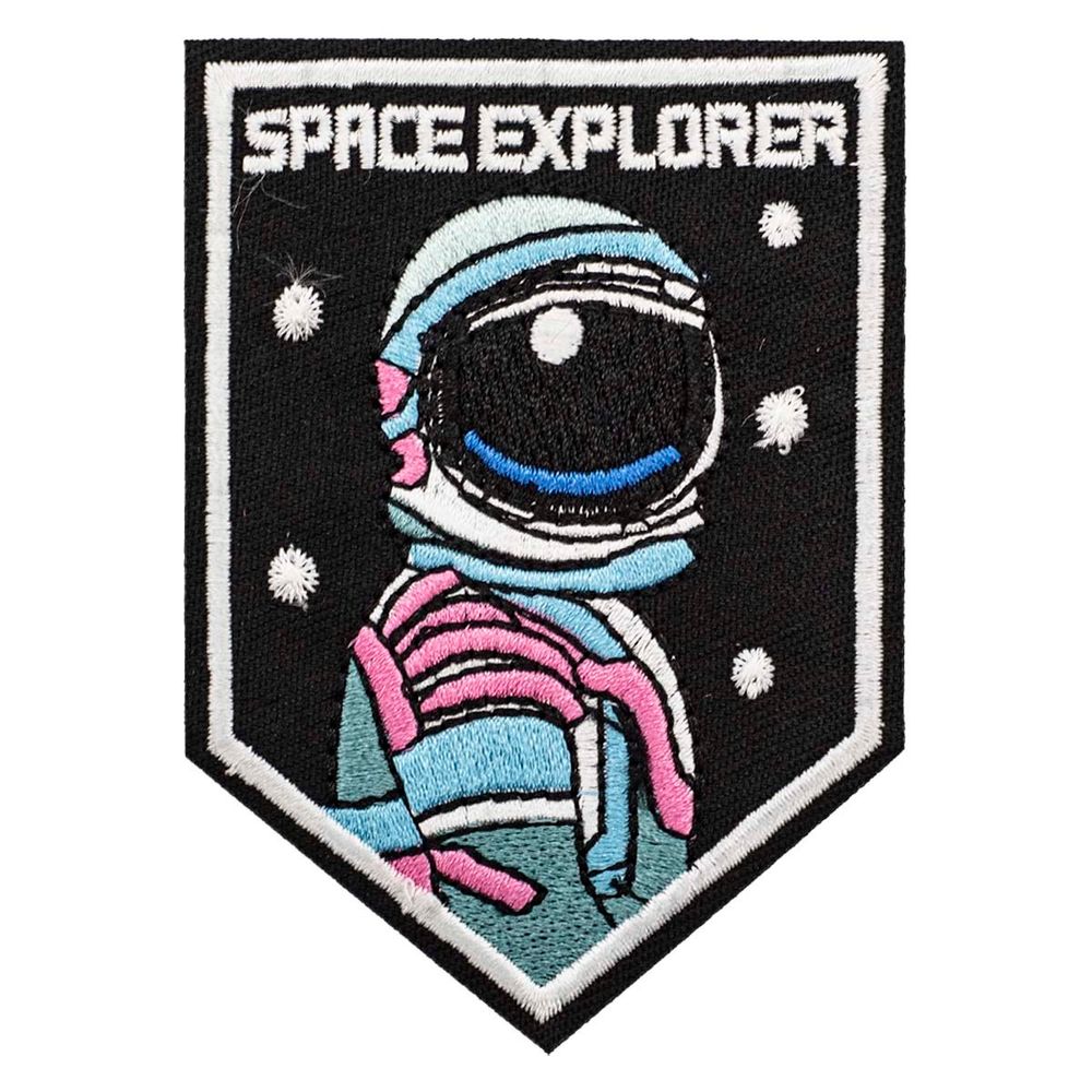 Термоаппликация "Космонавт", 6.3х9.0см