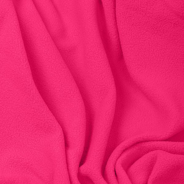 Флис 2-сторонний 190 г/м², 150 см / 2 метра, TBY-0059-338.2, цв.F338 неон розовый