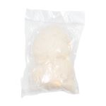 Помпон из искусственного меха 100 мм, кролик, 2 шт, G белый