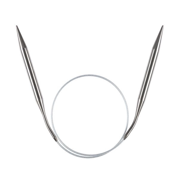 Спицы круговые металл ⌀7.0 мм, 50 см, 1 шт, с металлической леской, Gamma MKJ