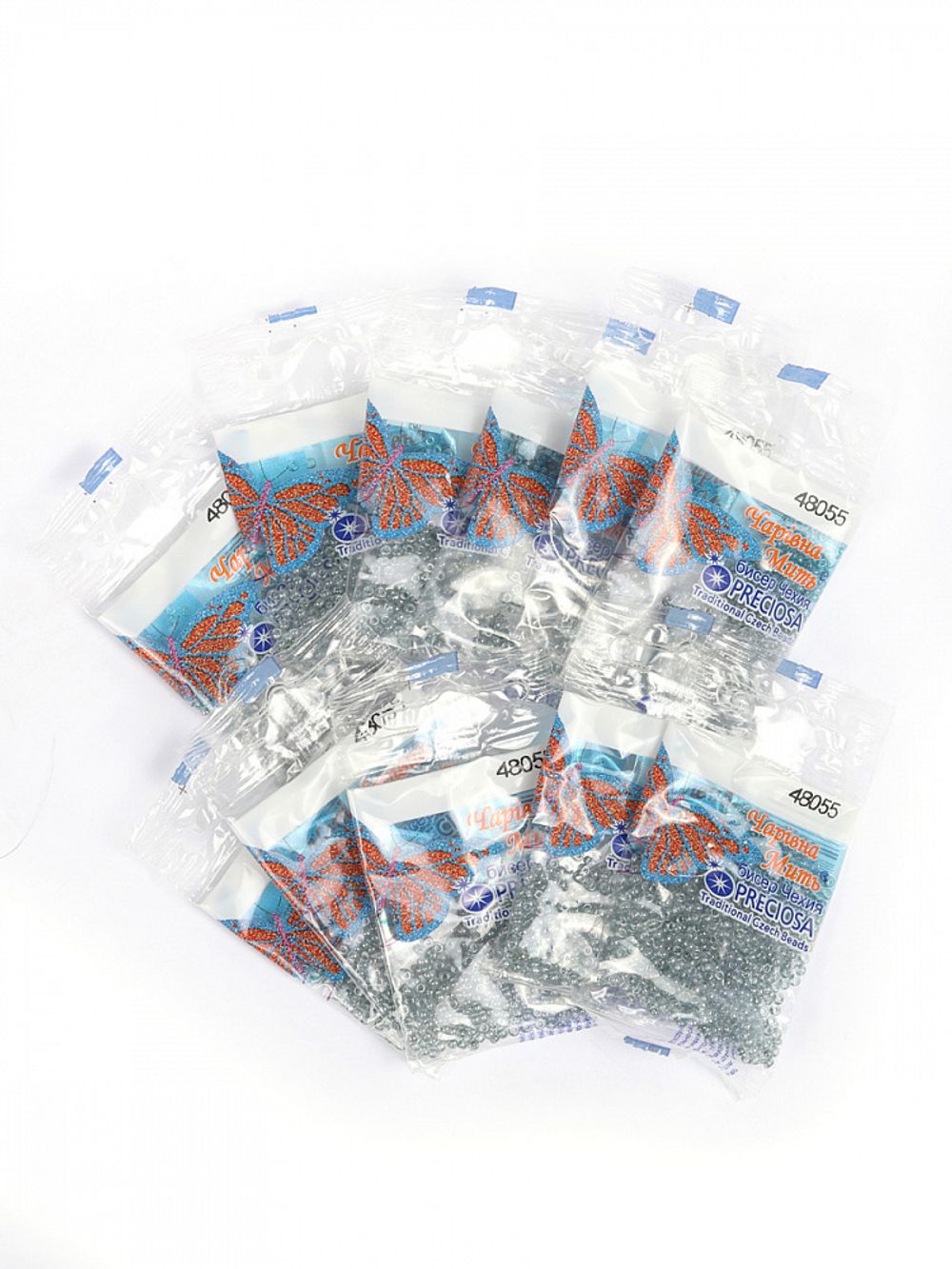 Бисер Preciosa 10/0 (2.3 мм), 50 г (10х5 г), цв. 48055