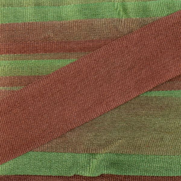 Лента (тесьма) шелковая 13.0 мм / 45.5±0.5 метров, M108 зеленый/болотный, Gamma SRM-13