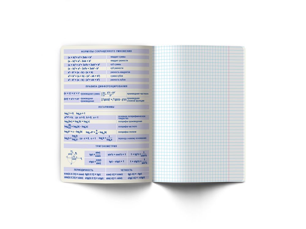 Комплект тетрадей со справочными материалами Без фильтров, A5+ 48 л. 12 шт, на скобе 60 г/м², белизна 90%, клетка/линия, 00890 12 предметов, Светоч 48К1