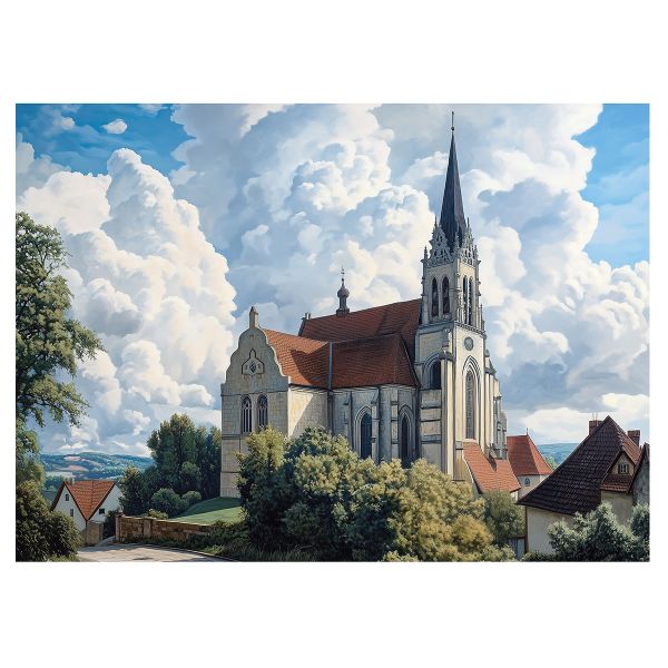 Пазл. Премиальная коллекция 500 элементов, TOP-PZL-500/06 Старый храм, Фрея