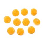 Пуговицы на ножке Розочки, 10 шт (26 оранжевый)