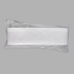 Лента (тесьма) шторная: сборка бантовая (1:2) 60 мм / 10 метров, (2 ряда петель, 2 шнура), белый ТУ, (C93)