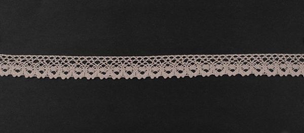 Кружево вязаное (тесьма) 18 мм цв.мокко, Alfa, 25 метров, AF-373-818