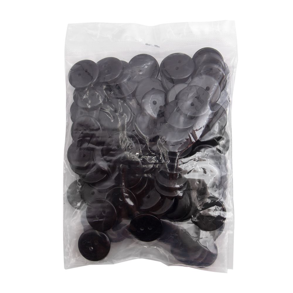 Пуговицы 2 прокола 32L (s.black (черный)), CX-K-22, 144 шт