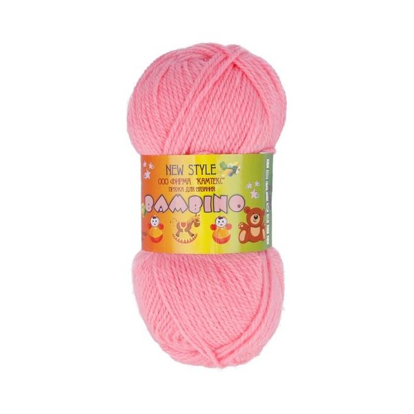 Пряжа Камтекс Бамбино / уп.10 мот. по 50 г, 150 м, цв.056 розовый