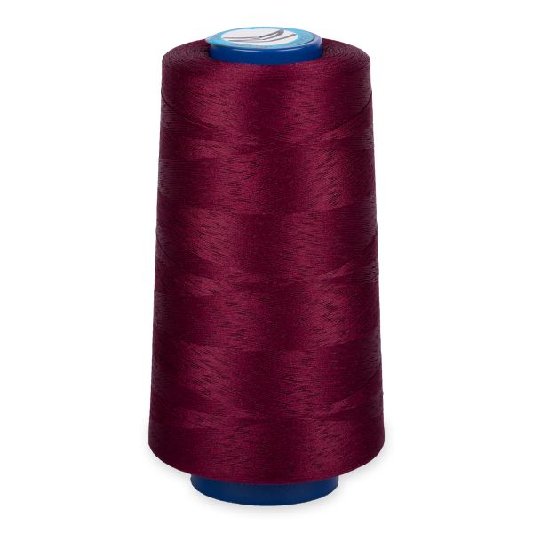 Нитки универсальные текстурированные Nitka U, 150D/1, 5000 м / 1 кат., 123 т.бордовый