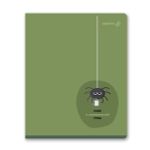 Тетрадь ученическая общая, твин лак, A5 96 л. на скобе 65 г/м², белизна 100% 5 шт линия, 01537 Вопросов нет, Светоч Т208