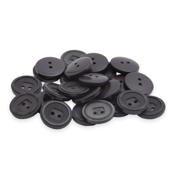 Пуговицы 2 прокола 28L 24 шт, C917 коричневый