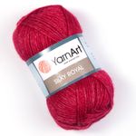 Пряжа YarnArt (ЯрнАрт) Silky Royal / уп.5 мот. по 50 г, 140м, 433 красный