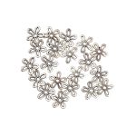 Розетки для бус 10 мм, 20 шт, 01 под античное серебро, Zlatka MFR-14