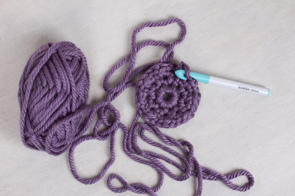 Крючок для вязания ⌀12 мм, 17 см, пластик, в чехле, Gamma PCH