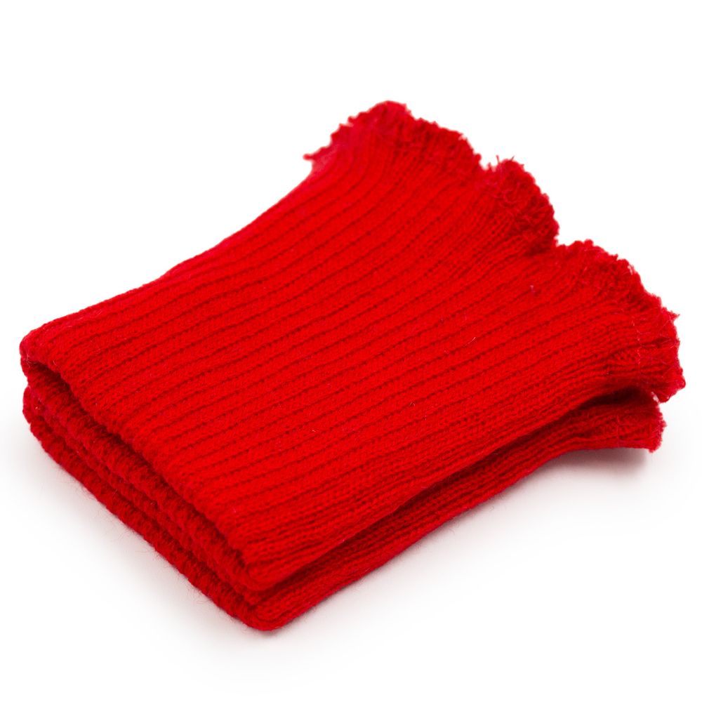 Манжеты трикотажные 7.0х9.5 см, 1 пара, в-14 красный