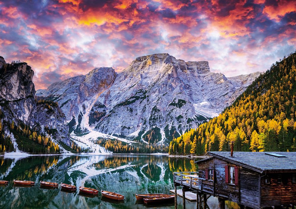 Пазл 2000 элементов, Пирс на озере Брайес, Фрея PZL-2000/29