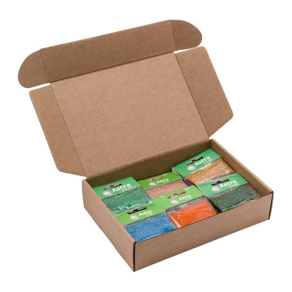 Набор бисера 11/0 Прозрачный, 34 цвета, Astra&Craft