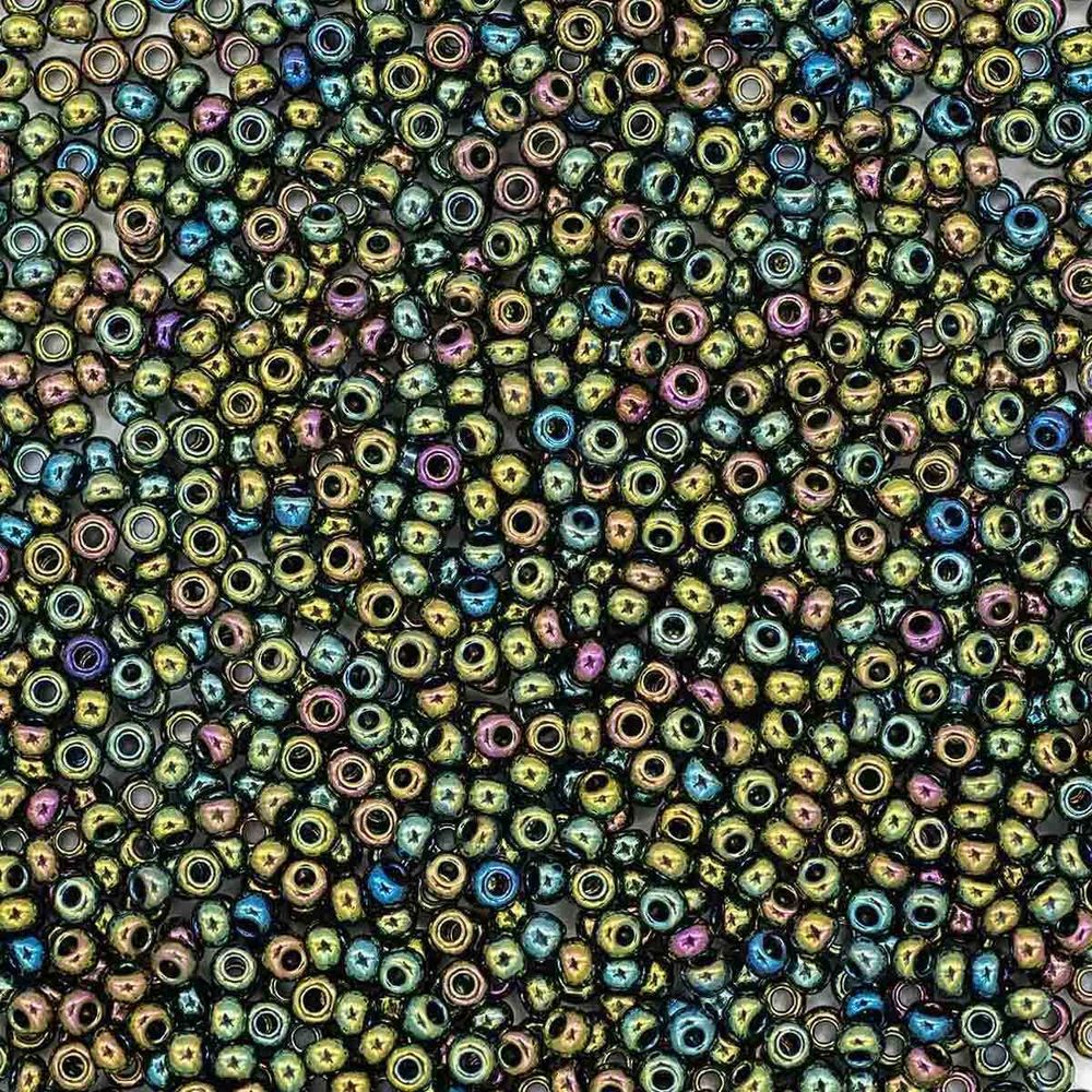 Бисер Preciosa цветной радужный 10/0 (2.3 мм), 100 г (5х20 г), цв. 59155
