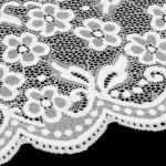Кружево бельевое эластичное 400 мм / 13.72 м, цв. C501 белый