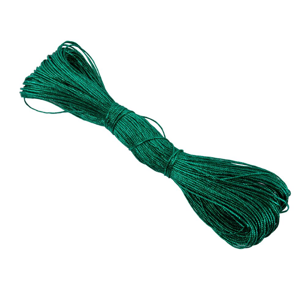 Шнур металлизированный 1.0 мм, / 50 метров, т. зеленый/d.green, Gamma С 2736 рис 5888