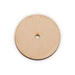 Диски из фанеры для суставов мишек Тедди ⌀40 ±0.1 мм, 100 шт, HobbyBe CDD-40