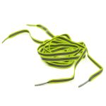 Шнурки плоские светоотражающие 8 мм, 90см, желт.серый