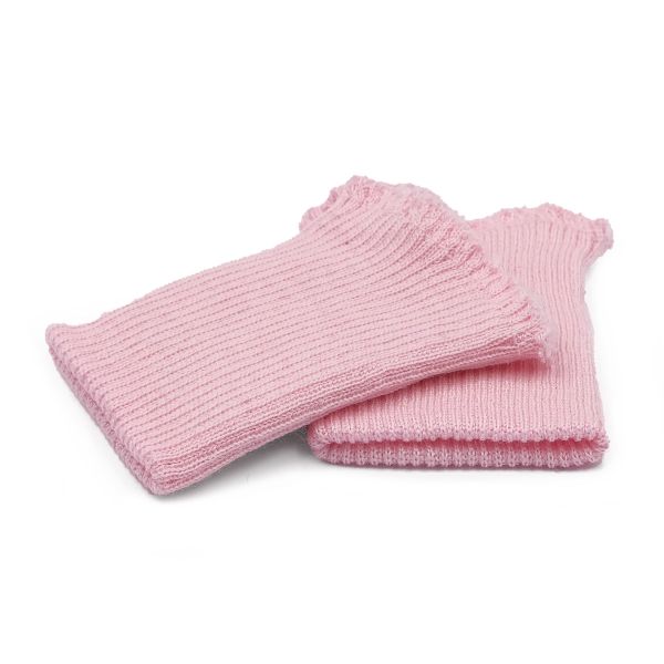 Манжеты трикотажные 6.5х9.5 см, 1 пара, тонкие, 401/6 деликатный розовый