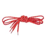 Шнурки со светоотражающей полосой 6 мм, 120 см, 10 пар(a) красный, Gamma 07с2355/120