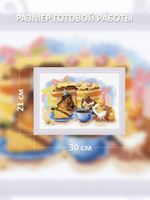 Набор для вышивания нитками Риолис, Самый вкусный кусочек 30х21 см