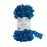 Пряжа Alize (Ализе) Puffy / уп.5 мот. по 100 г, 9м, 646 петроль A