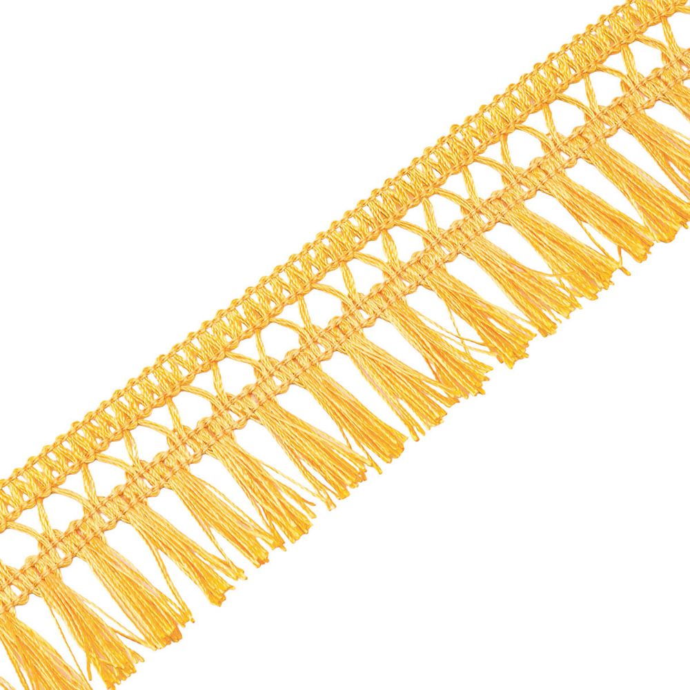 Бахрома отделочная 50.0 мм / 25 метров, 001 золотистый, 0390-0040, T-04