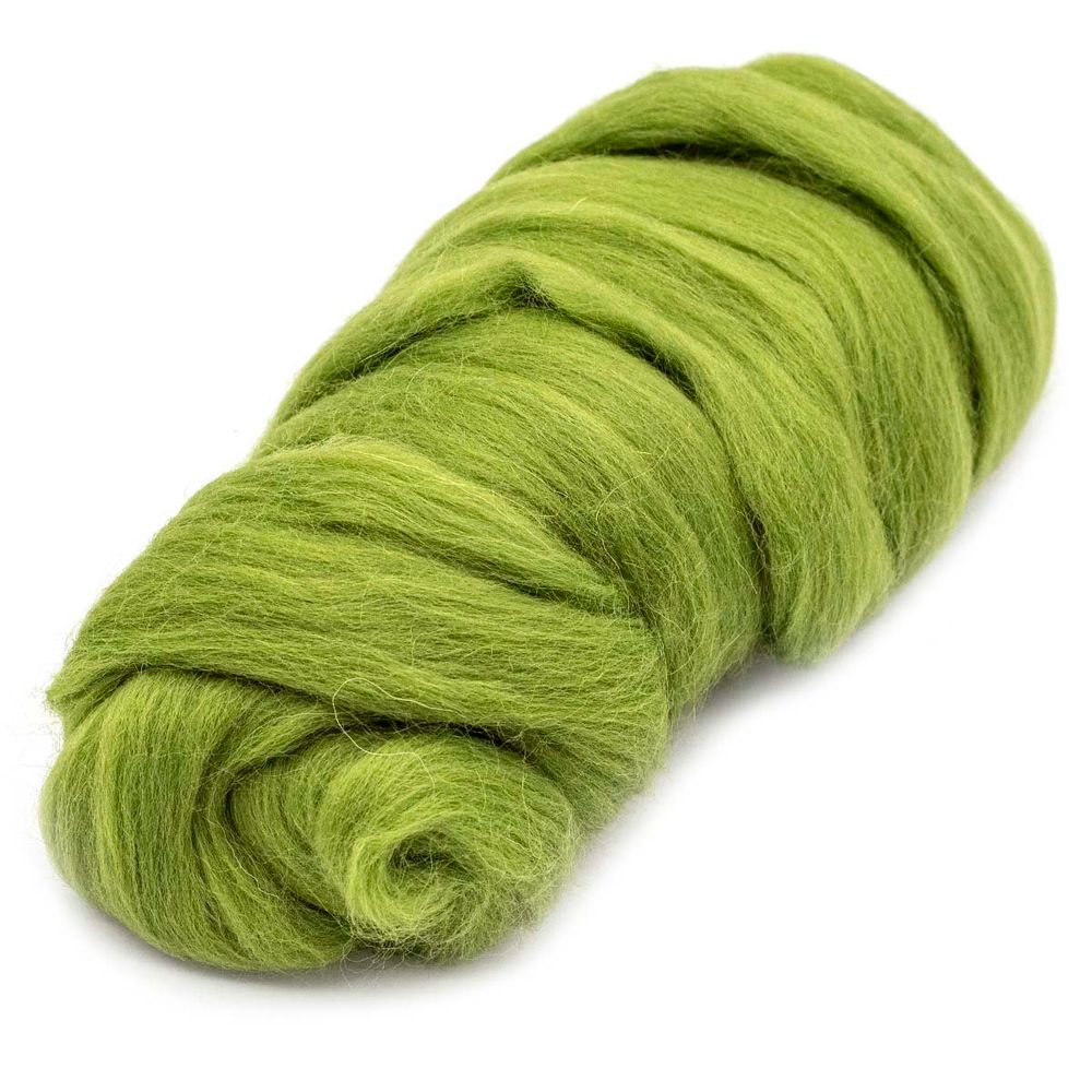 Шерсть для валяния Камтекс Лента для валяния п/тонкая 1х50 г, (25-28 мкр), 2.1 м, 130 липа, 614644-6