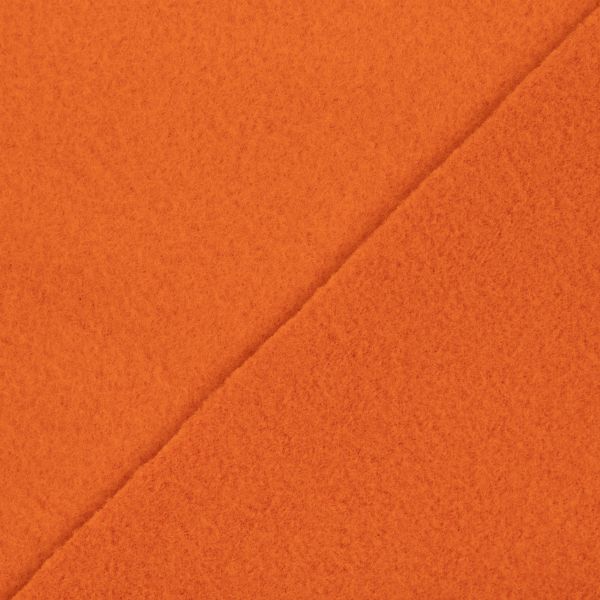 Флис 2-сторонний 280 г/м², 150х160±5 см, оранжевый/orange, Gamma FG-005N