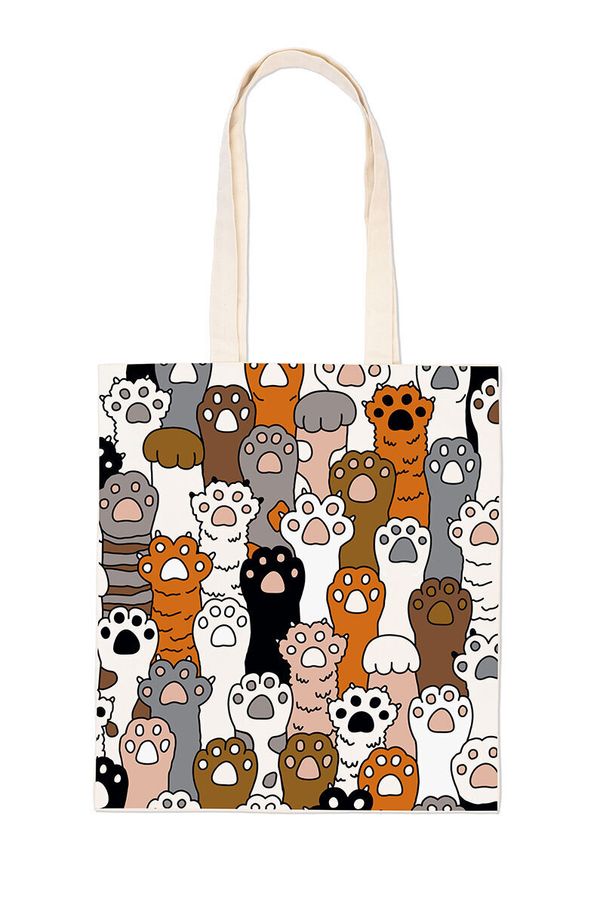 Раскраска на сумке Фрея, раскраска на сумке Лапки-антистресс