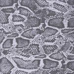 Сетка бельевая эластичная 100 г/м², шир.160 см / 1 метр, принт Питон, TBY.SZ025816, белый+черный