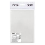 Замша искусственная отрез 35х50 см, 175±5 г/м², 11-0601 white (белый), Peppy Woven Suede