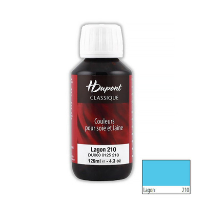 Краска для шелка H Dupont Classic, 125мл, 210 голубая лагуна