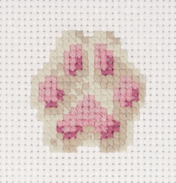 Набор для вышивания нитками Klart 12-052, Лапка 7.5х7 см