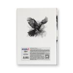 Бизнес-блокнот, мат. лам. + выбор. лак, тониров. блок, евроформат 64 л., 3 шт, французская клетка, Милый призрак 000913, Светоч 64ББТ_93_5_0