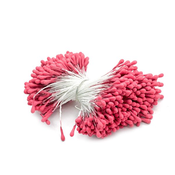 Тычинки для искусственных цветов 6см (бордовый), S090471