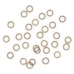 Кольцо соединительное, 0,8х7 мм, 30 шт/уп, латунь