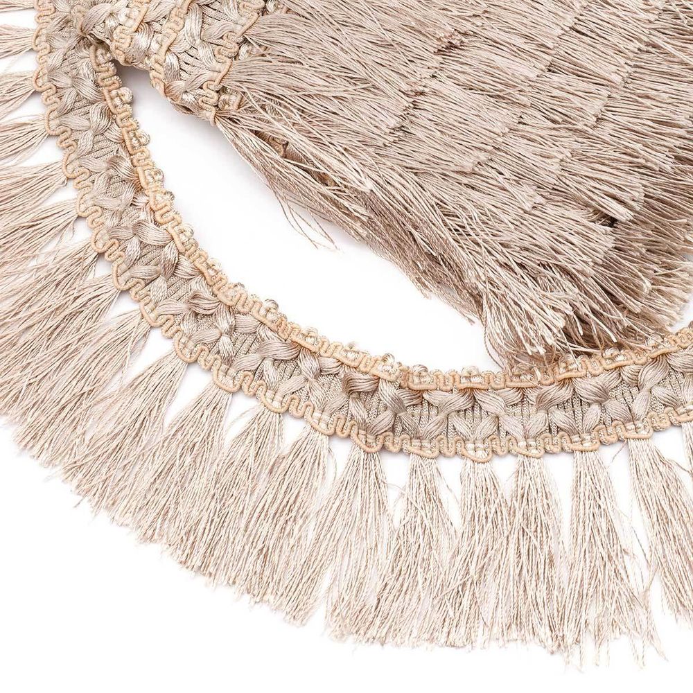 Бахрома отделочная 75.0 мм / 10 метров, с кистями, (195), 2035