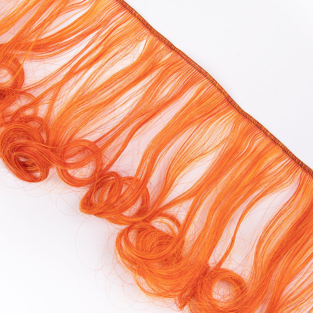 Трессы для кукол 15 см, 100 см, 25 г, 33 рыжий, HobbyBe HAR-10