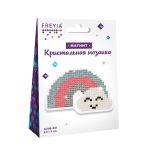 Алмазная (кристальная) мозаика Фрея, магнит Радуга, 8,5х5,5 см