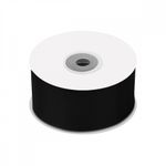 Лента репсовая (в рубчик) 50.0 мм, цв. 030 черный For Hobby, уп. 22.86м (±1м)